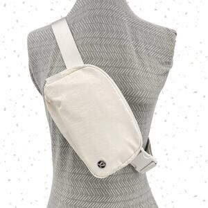 Lululemon Cream EBB Everywhere Belt Bag White Opal Light Ivory Neutral Minimal